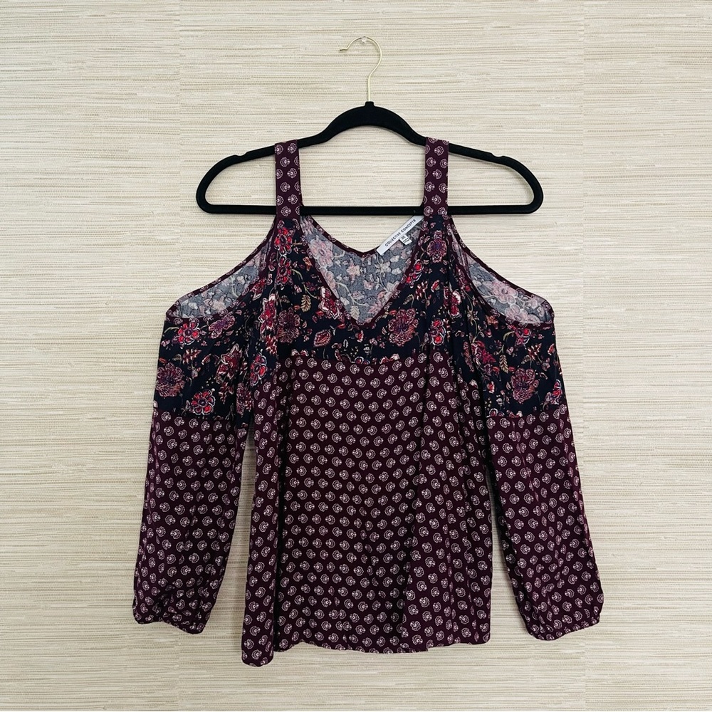 Collective Concepts cold shoulder top